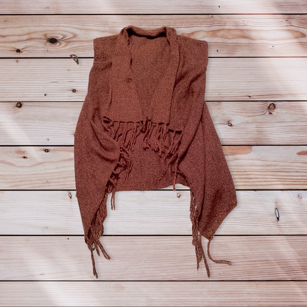 Fringed Sweater Vest